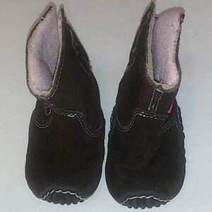 Genuine Baby Girls Suede Boots Size 2